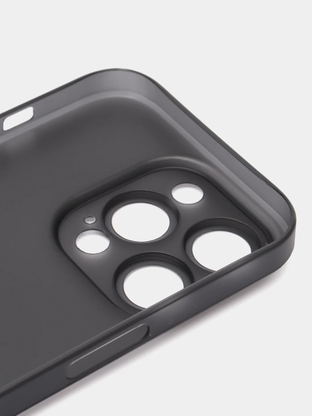 Тёмно-серый ультратонкий чехол для iPhone 15 Pro, хрупкий тонкий