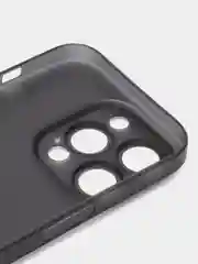 Тёмно-серый ультратонкий чехол для iPhone 15 Pro, хрупкий тонкий