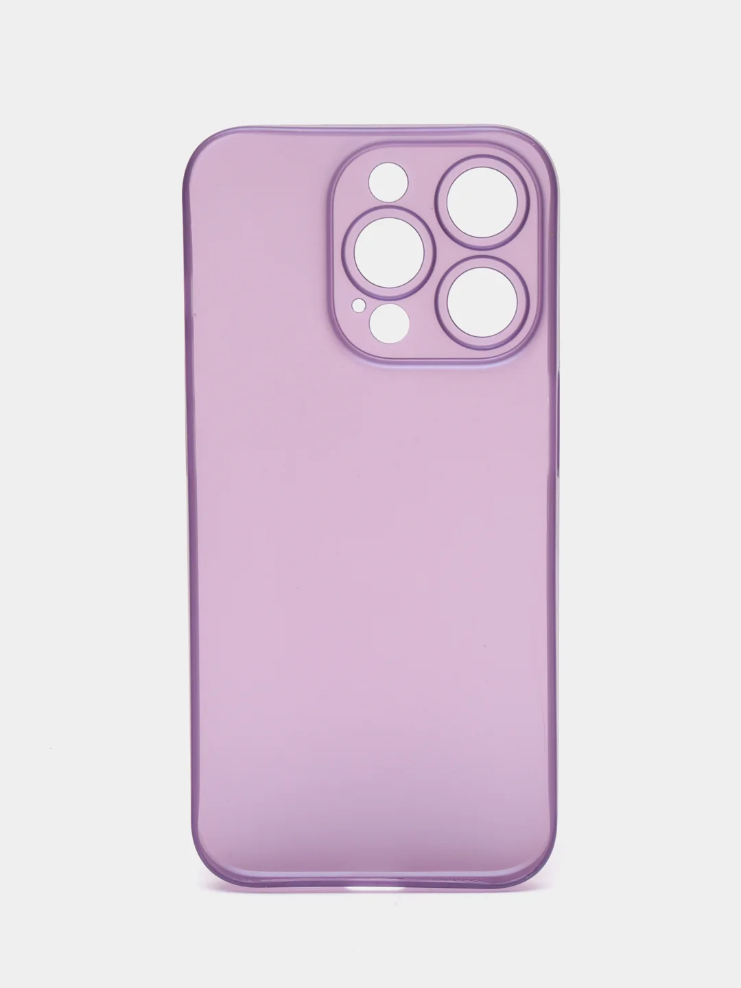 Фиолетовый ультратонкий чехол для iPhone 15 Pro, хрупкий тонкий