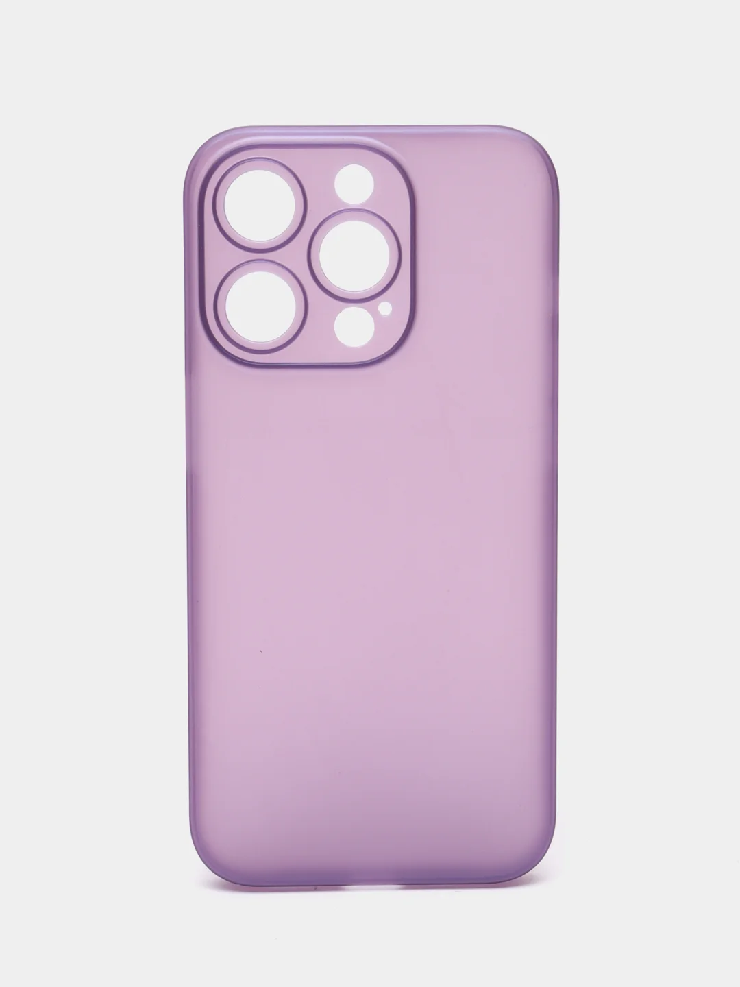 Фиолетовый ультратонкий чехол для iPhone 15 Pro, хрупкий тонкий
