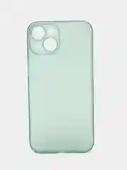 Зеленый ультратонкий чехол для iPhone 14, хрупкий, тонкий