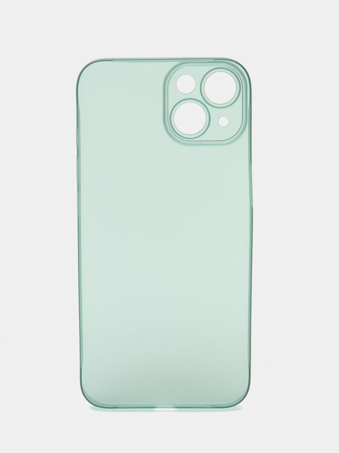 Зеленый ультратонкий чехол для iPhone 14, хрупкий, тонкий