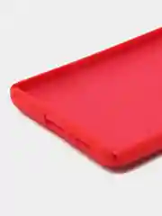 Алый чехол Накладка "Soft-touch" с перфорацией для Samsung A01 / A20 / A21S / A41 / A60 / A71 / A81 / A91