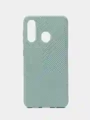 Бирюзовый чехол Накладка "Soft-touch" с перфорацией для Samsung A01 / A20 / A21S / A41 / A60 / A71 / A81 / A91