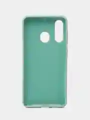 Бирюзовый чехол Накладка "Soft-touch" с перфорацией для Samsung A01 / A20 / A21S / A41 / A60 / A71 / A81 / A91