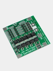 Схема защиты с балансировкой для литий ионных батарей BMS 4S 30А HX-4S-F30A