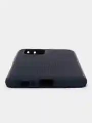 Синий меланж чехол Накладка "Soft-touch" с перфорацией для Samsung A01 / A20 / A21S / A41 / A60 / A71 / A81 / A91