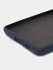 Синий меланж чехол Накладка "Soft-touch" с перфорацией для Samsung A01 / A20 / A21S / A41 / A60 / A71 / A81 / A91