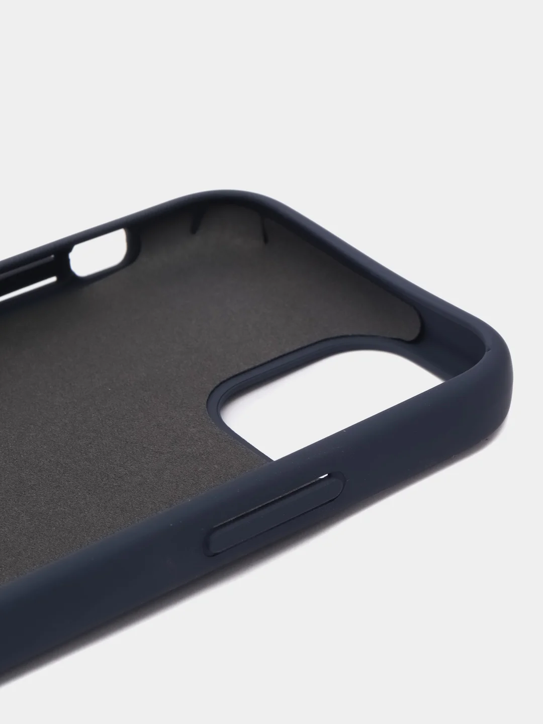 Синий меланж чехол Накладка с перфорацией для iPhone XR / 11 / 11 Pro / 11 Pro Max / 12 / 12Pro / 12mini / 12 Pro Max