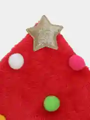 Красный шапки с ушками для собак и кошек, шапка для собак новогодняя