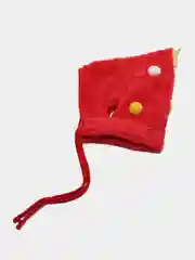 Красный шапки с ушками для собак и кошек, шапка для собак новогодняя