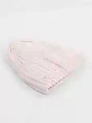Конфетный женская шапка бини рваная, с флисом, зима