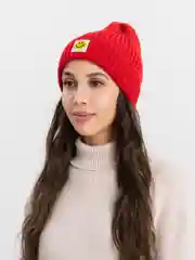 Красный шапка женская