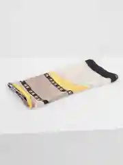 Желтый шелковый платок 180 х 90 см