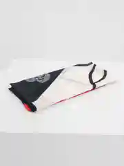 Красный шелковый платок 180 х 90 см