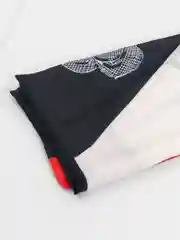 Красный шелковый платок 180 х 90 см