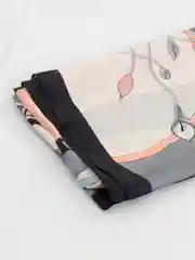 Мятный шелковый платок 180 х 90 см