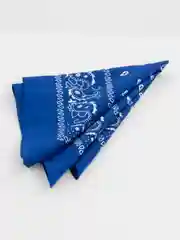 Синий платок 55*55 см из хлопка