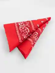 Красный платок 55*55 см из хлопка