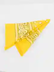 Лимонный платок 55*55 см из хлопка
