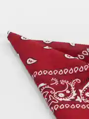 Багровый платок 55*55 см из хлопка