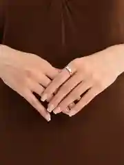 Золотой кольцо обручальное XUPING с кристаллом