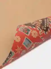 Вишнёвый бумага упаковочная подарочная, крафтовая "Новогодняя"
