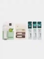 Бежевый набор уходовой и декоративной косметики Beauty Box, подарочный, для женщин