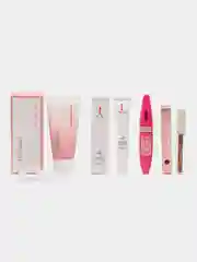Розовый набор уходовой и декоративной косметики Beauty Box, подарочный, для женщин
