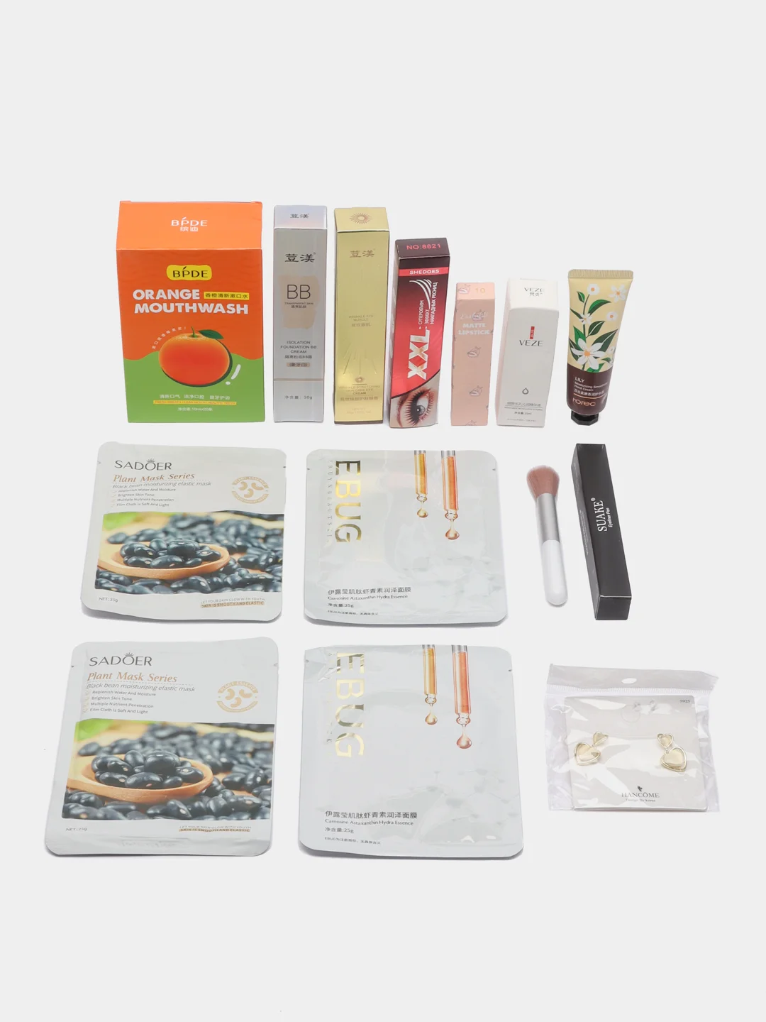 Розовый набор уходовой и декоративной косметики Beauty Box, подарочный, для женщин