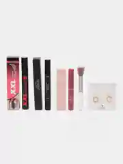 Розовый набор уходовой и декоративной косметики Beauty Box, подарочный, для женщин