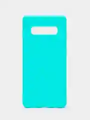Бирюзовый силиконовый чехол для Samsung S10