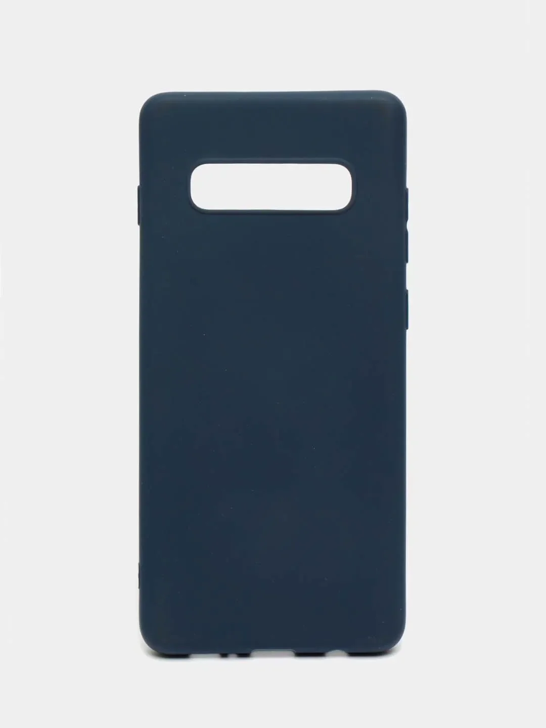 Темно-синий силиконовый чехол для Samsung S10