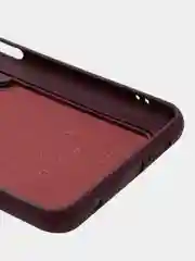 Пурпурный чехол Poco X3 / Poco X3 Pro (Поко Х3 Про) силиконовый с карманом для карты