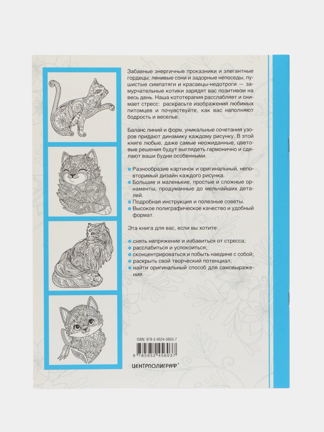 Тейлор Линда Cats-2 творческая раскраска замурчательных котиков