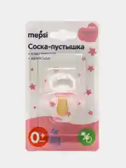 Соска-пустышка латексная классическая MEPSI 0+мес 0373