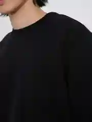 Черный свитшот ТВОЕ утепленный базовый