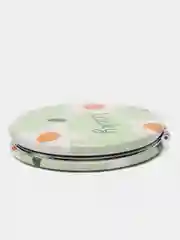 Зеленый зеркало складное, карманное, косметическое, двойное
