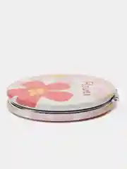Пастельно-коралловый зеркало складное, карманное, косметическое, двойное