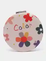 Светло-синий зеркало складное, карманное, косметическое, двойное