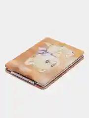Бежевый зеркало складное, карманное, косметическое