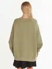 Хаки свитшот ТВОЕ утепленный с начесом
