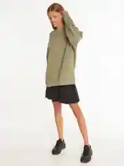 Хаки свитшот ТВОЕ утепленный с начесом
