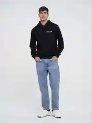 Черный худи ТВОЕ с принтом тигров на спине