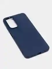 Темно-синий чехол силиконовый, матовый, для Xiaomi Redmi Note 11 4G, Redmi Note 11S, Редми Нот 11С