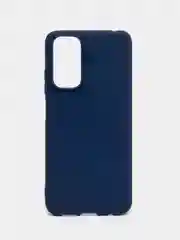 Темно-синий чехол силиконовый, матовый, для Xiaomi Redmi Note 11 4G, Redmi Note 11S, Редми Нот 11С