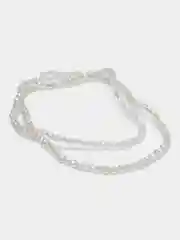 Серый бусины стеклянные, с гранями, с АВ эффектом, 4 мм