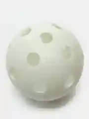 Белый мяч для флорбола