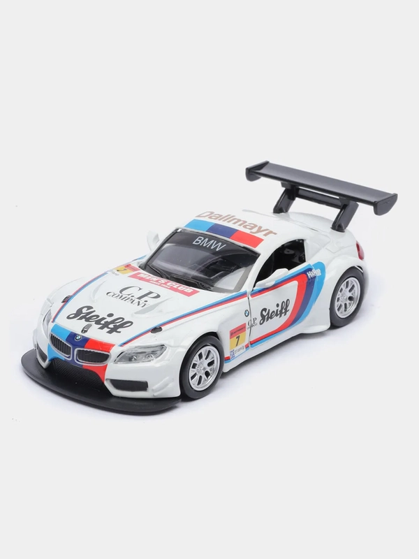 Машинка металлическая 1:38 BMW Z4 GT3 11 см JB1251220