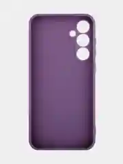 Сиреневый чехол для Samsung Galaxy S23 FE силиконовый ROSCO матовый / прозрачный с защитой камер